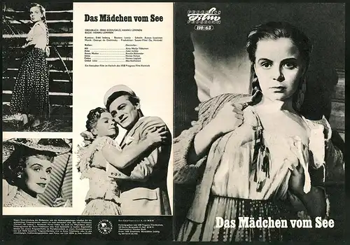 Filmprogramm PFP Nr. 110 /65, Das Mädchen vom See, Aino-Maija Tikkanen, Jussi Jurkka, Regie: Hannu Leminen