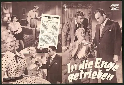 Filmprogramm DNF, In die Enge getrieben, Ginger Rogers, Edward G. Robinson, Regie: Phil Karlson
