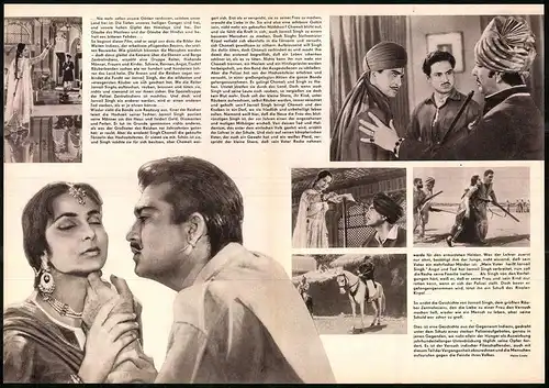 Filmprogramm PFP Nr. 33 /65, Schrei nach Leben, Sunil Dutt, Waheeda Rehman, Regie: Moni Bhattacharjee