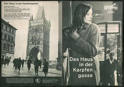 Filmprogramm PFP Nr. 46 /65, Das Haus in der Karpfengasse, Jana Brejchova, Edith Schultze-Westrum, Regie: Kurt Hoffmann