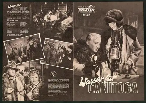 Filmprogramm PFP Nr. 101 /61, Wasser für Canitoga, Hans Albers, Charlotte Susa, Regie: Herbert Selpin