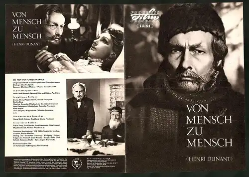 Filmprogramm PFP Nr. 45 /64, Von Mensch zu Mensch, Jean-Louis Barrault, Bernard Blier, Regie: Christian-Jaque