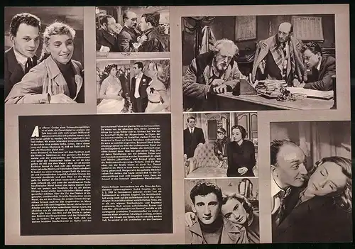 Filmprogramm PFP Nr. 126 /57, Die schwarze Akte, Jean-Marc Bory, Henri Cremieux, Regie: André Cayatte