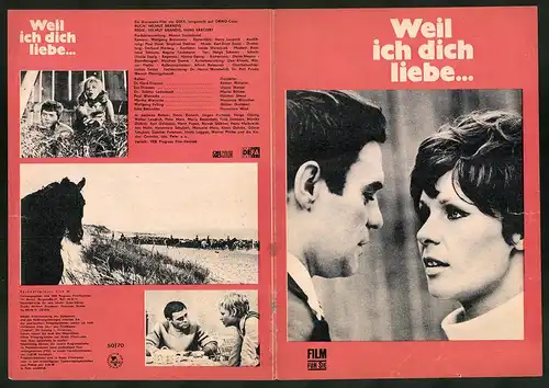 Filmprogramm Film für Sie, Weil ich dich liebe..., Roman Wilhelmi, Ursula Werner, Regie: Helmut Brandis