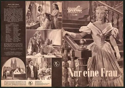 Filmprogramm PFP Nr. 32 /58, Nur eine Frau, Karla Runkehl, Rudolf Grabow, Regie: Carl Balhaus