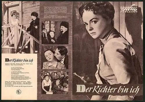 Filmprogramm PFP Nr. 82 /57, Der Richter bin ich, Eila Peitsalo, Matti Oravisto, Regie: Roland af Hällström