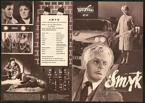 Filmprogramm PFP Nr. 52 /61, Smyk, Jiri Vala, Jirina Svorcova, Regie: Zbynek Brynych