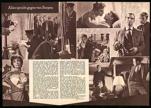 Filmprogramm PFP Nr. 43 /61, Alles spricht gegen van Rooyen, Hardy Krüger, Stanley Baker, Regie: Joseph Losey