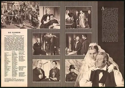Filmprogramm PFP Nr. 9 /59, Die Elenden, Jean Gabin, Elfriede Florian, Regie: Jean-Paul Le Chanois