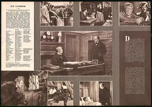 Filmprogramm PFP Nr. 8 /59, Die Elenden, Jean Gabin, Bernard Blier, Regie: Jean-Paul Le Chanois