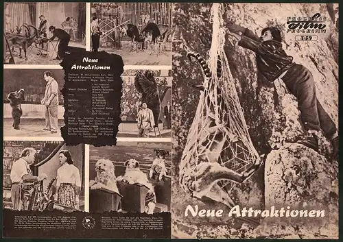 Filmprogramm PFP Nr. 3 /59, Neue Attraktionen, Wladimir Balaschow, Inna Kmit, Regie: Boris Dolin