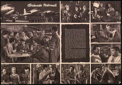 Filmprogramm PFP Nr. 114 /58, Geschwader Fledermaus, Wolfgang Heinz, Christine Laszar, Regie: Erich Engel