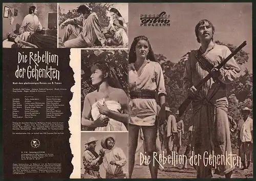 Filmprogramm PFP Nr. 17 /58, Die Rebellion der Gehenkten, Pedro Armendariz, Ariadne, Regie: Alfredo B. Crevenna