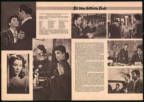 Filmprogramm PFP Nr. 67 /59, Bis zum bitteren Ende, Gina Lollobrigida, Paul Muller, Regie: Pietro Germi