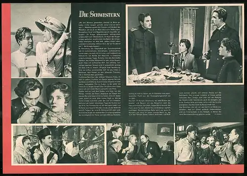 Filmprogramm PFP Nr. 25 /59, Die Schwestern, R. Nifontowa, N. Weselowskaja, Regie: Grigori Roschal