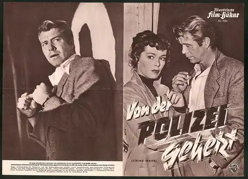 Filmprogramm IFB Nr. 2361, Von der Polizei gehetzt, Sterling Hayden, Gene Nelson, Regie: Andre de Toth
