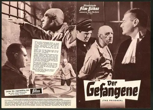 Filmprogramm IFB Nr. 4683, Der Gefangene, Alec Guinness, Jack Hawkins, Regie: Peter Glenville