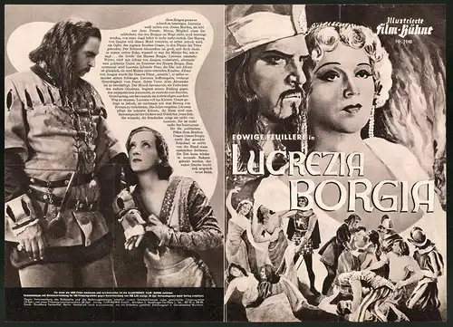 Filmprogramm IFB Nr. 1148, Lucrezia Borgia, Edwige Feuillere, Gabriele Gabrio, Regie: Abel Gance