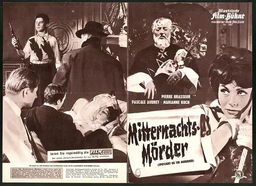 Filmprogramm IFB Nr. 5867, Mitternachts-Mörder, Pierre Brasseur, Pascale Audret, Regie: Georges Franju