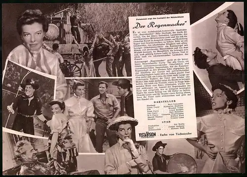 Filmprogramm DNF, Der Regenmacher, Burt Lancaster, Katharine Hepburn, Regie: Joseph Anthony