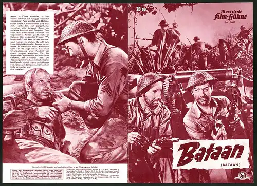 Filmprogramm IFB Nr. 6633, Bataan, Robert Taylor, George Murphy, Regie: Tay Garnet