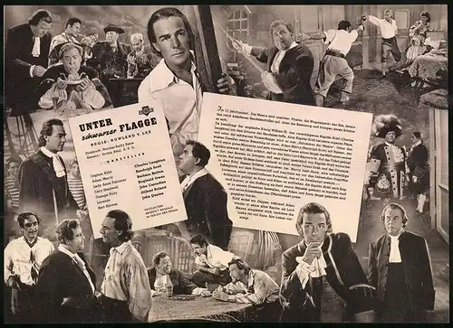 Filmprogramm IFB Nr. 850, Unter schwarzer Flagge, Charles Laughton, Randolph Scott, Regie: Rowland V. Lee