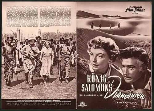 Filmprogramm IFB Nr. 1218, König Salomons Diamanten, Deborah Kerr, Stewart Granger, Regie: Compton Bennett