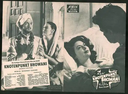 Filmprogramm DNF, Knotenpunkt Bhowani, Ava Gardner, Stewart Granger, Regie: George Cukor