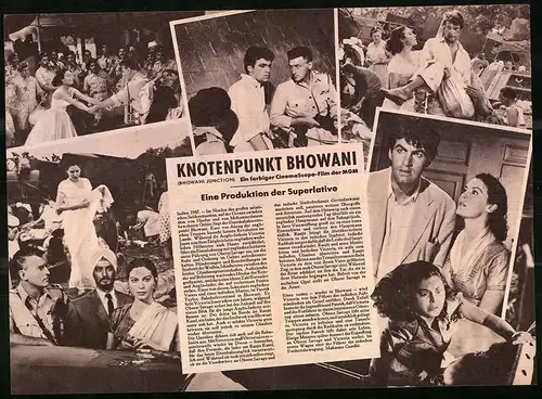 Filmprogramm DNF, Knotenpunkt Bhowani, Ava Gardner, Stewart Granger, Regie: George Cukor