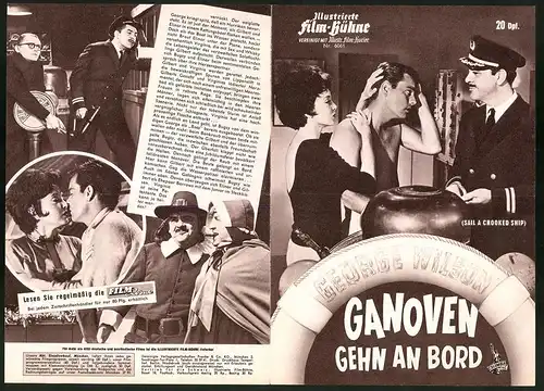 Filmprogramm IFB Nr. 6061, Ganoven gehn an Bord, Robert Wagner, Dolores Hart, Regie: Irving Brecher