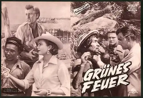 Filmprogramm DNF, Grünes Feuer, Stewart Granger, Grace Kelly, Regie: Andrew Marton