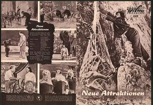 Filmprogramm PFP Nr. 3 /59, Neue Attraktionen, Wladimir Balaschow, Inna Kmit, Regie: Boris Dolin