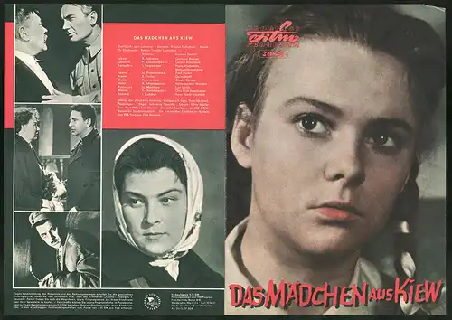 Filmprogramm PFP 20 /59, Das Mädchen aus Kiew, B. Tschirkow, I. Perewersew, Regie: Timofei Lewtschuk