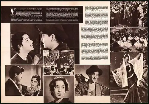 Filmprogramm PFP Nr. 8 /58, Der Prinz von Piplinagar, Raj Kapoor, Nargis, Regie: Raj Kapoor