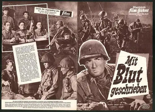 Filmprogramm IFB Nr. 4916, Mit Blut geschrieben, Gregory Peck, Harry Guardino, Regie: Lewis Milestone