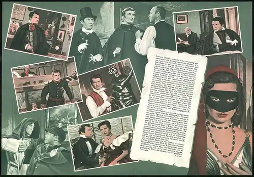 Filmprogramm PFP Nr. 128 /60, Der Graf von Monte Christo II. Teil, Jean Marais, Roger Pigaut, Regie: Robert Vernay