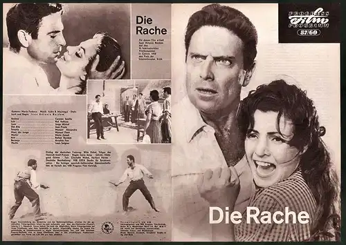Filmprogramm PFP Nr. 87 /60, Die Rache, Carmen Sevilla, Raf Vallone, Regie: Juan Antonio Bardem