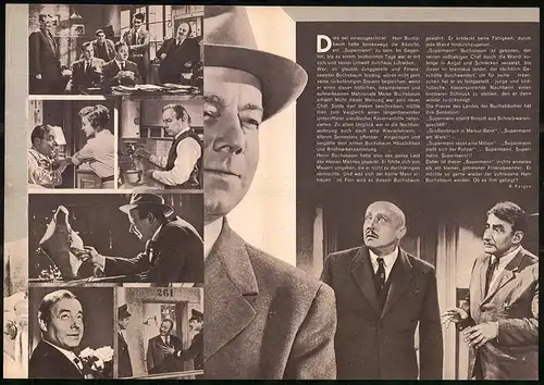 Filmprogramm PFP Nr. 55 /60, Ein Mann geht durch die Wand, H. Rühmann, N. Courcel, Regie: Ladislao Vajda