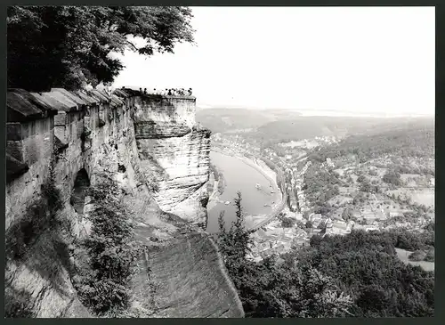 12 Fotografien Ansicht Sächsische Schweiz, Herausgeber PGH Film und Bild Berlin, Foto Werner Hoffmann, DDR