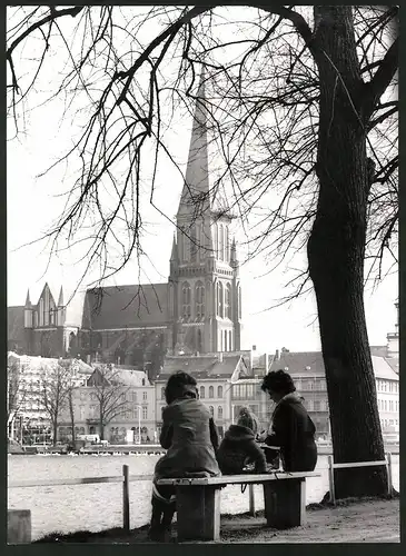 12 Fotografien Ansicht Schwerin, Herausgeber PGH Film und Bild Berlin, Foto Ernst Höhne, DDR