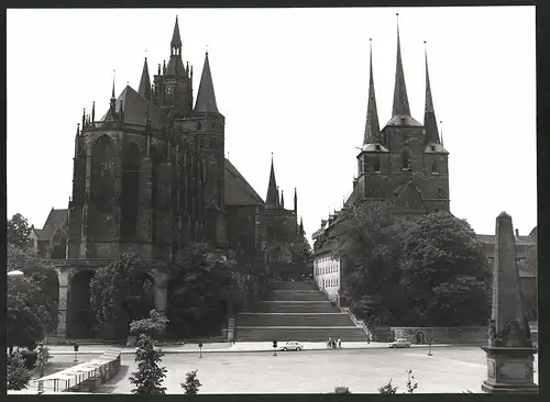 12 Fotografien Ansicht Erfurt, Herausgeber PGH Film und Bild Berlin, Foto Hoffmann, Das Leben im Sozialismus-DDR