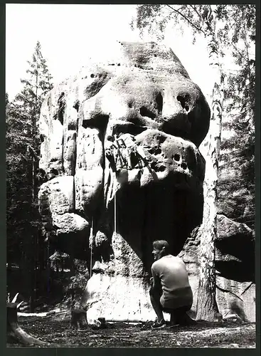 18 Fotografien Ansicht Zittauer Gebirge, Herausgeber PGH Film und Bild Berlin, Foto Dipl. Fotograf Bernd Walther, DDR