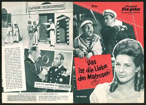 Filmprogramm OFB Nr. 6163, Das ist die Liebe der Matrosen, Gunther Philipp, Gerhard Riedmann, Regie: Franz Antel