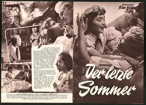 Filmprogramm IFB Nr. 2528, Der letzte Sommer, Hardy Krüger, Mathias Wieman, Regie: Harald Braun