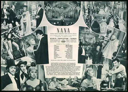 Filmprogramm IFB Nr. 2692, Nana, Martine Carol, Charles Boyer, Regie: Christian-Jaque