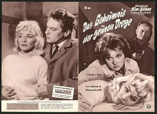 Filmprogramm IFB Nr. 6378, Das Geheimnis der grünen Droge, Susan Hayward, Peter Finch, Regie: Robert Stevens