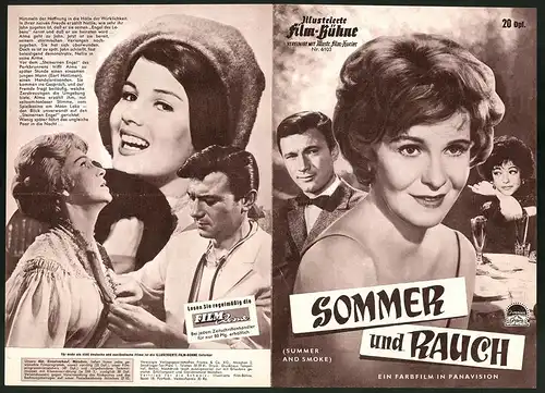Filmprogramm IFB Nr. 6103, Sommer und Rauch, Laurence Harvey, Geraldine Page, Regie: Peter Glenville