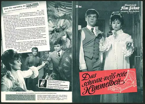 Filmprogramm IFB Nr. 6315, Das schwarz-weiss-rote Himmelbett, Daliah Lavi, Martin Held, Regie: Rolf Thiele