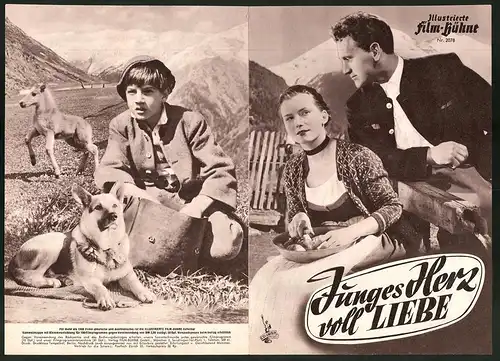 Filmprogramm IFB Nr. 2078, Junges Herz voll Liebe, Heinrich Gretler, Hansl Brenner, Regie: Paul May
