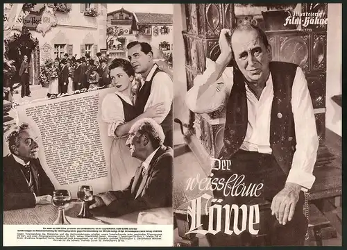 Filmprogramm IFB Nr. 1723, Der weissblaue Löwe, Wastl Witt, Lore Frisch, Regie: Olf Fischer